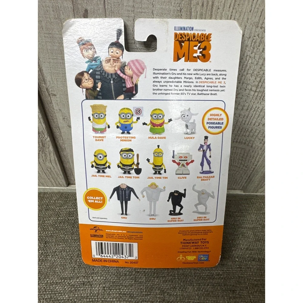 Despicable Me 3 Gru in Super Suit Thinking Toy Collectible Figure No. 20437 NEW